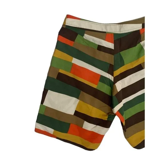 Patagonia Men's Size 32 Multicolor Drawstring Board Shorts 32" x 9"